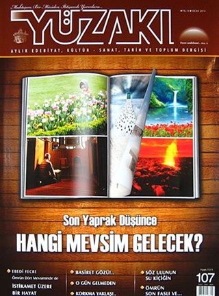 Yüzakı Aylık Edebiyat, Kültür, Sanat, Tarih ve Toplum Dergisi/Sayı:107 Ocak 2014