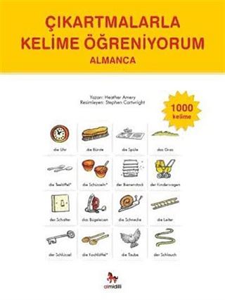 Çıkartmalarla Kelime Öğreniyorum (Almanca 1000 Kelime)