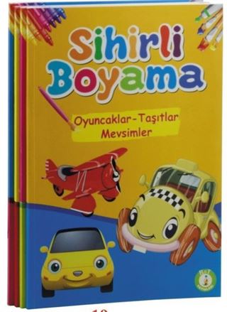 Sihirli Boyama Seti (4 Kitap Takım)
