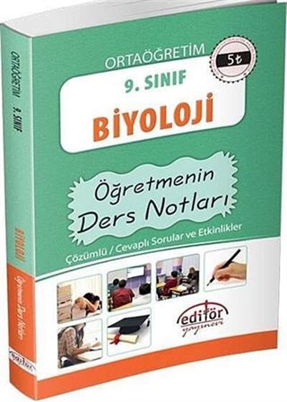 9.Sınıf Biyoloji Öğretmenin Ders Notları