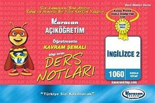 AÖF Öğretmenin Kavram Şemalı Ders Notları İngilizce -2 (Kod:1060)