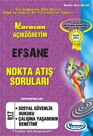 AÖF Sosyal Güvenlik Hukuku-Çalışma Yaşamının Denetimi (Kod:817)