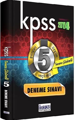 2014 KPSS Tamamı Çözümlü 5 Deneme Sınavı