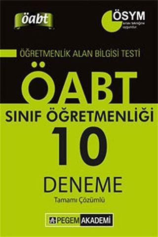 2014 KPSS ÖABT Sınıf Öğretmenliği Tamamı Çözümlü 10 Deneme