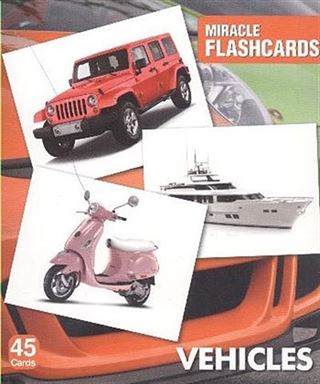 Vehicles Miracle Flashcards (45 Cards)