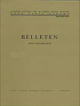 Belleten Cilt:XXXV-Sayı:137 Ocak 1971