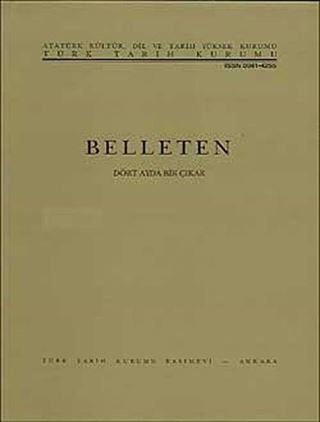 Belleten Cilt:XXIX-Sayı:116 Ekim 1965