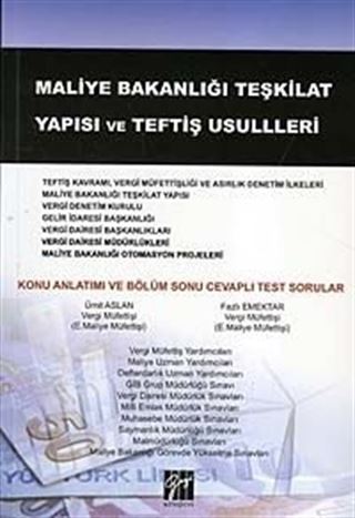 Maliye Bakanlığı Teşkilat Yapısı ve Teftiş Usulleri