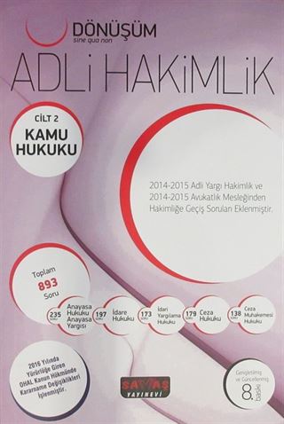 Dönüşüm Adli Hakimlik 2. Cilt (Kamu Hukuku)