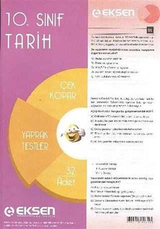 10. Sınıf Tarih Yaprak Testler