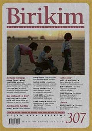 Birikim / Sayı:307 Kasım Yıl:2014 / Aylık Sosyalist Kültür Dergisi