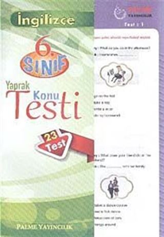 6. Sınıf İngilizce Yaprak Konu Testi (23 Test)