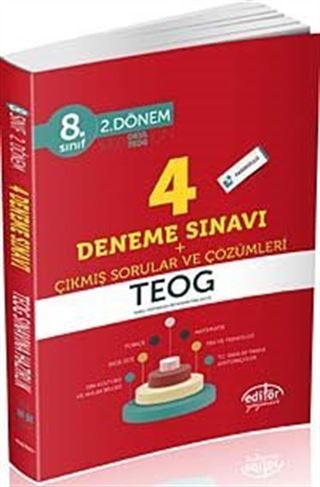 8. Sınıf 2. Dönem TEOG 4 Deneme Sınavı+ Çıkmış Sorular ve Çözümleri