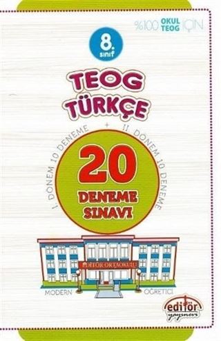 8.Sınıf Teog Türkçe 20 Deneme Sınavı