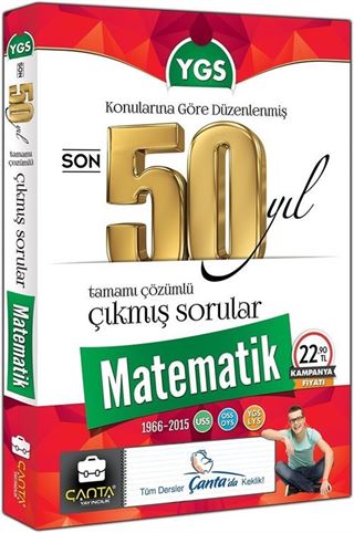 YGS Matematik Son 50 Yıl Tamamı Çözümlü Çıkmış Sorular