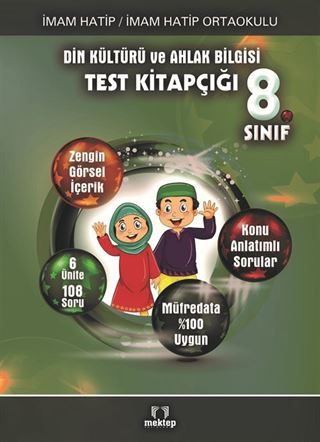 8. Sınıf Din Kültürü ve Ahlak Bilgisi Test Kitapçığı