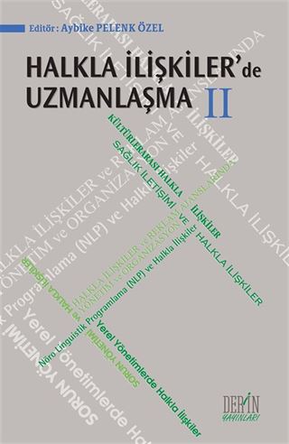 Halkla İlişkiler'de Uzmanlaşma II
