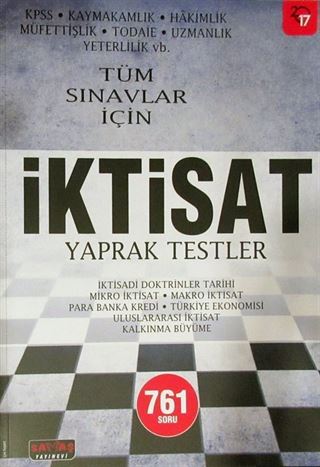 2017 Tüm Sınavlar İçin İktisat Yaprak Testler