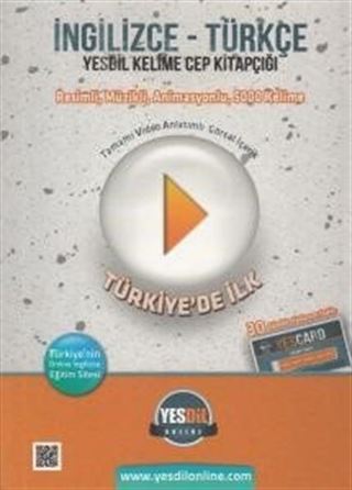 İngilizce - Türkçe Yesdil Kelime Cep Kitapçığı
