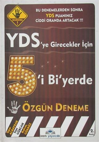 YDS'ye Girecekler İçin 5'i Bi'yerde Özgün Deneme