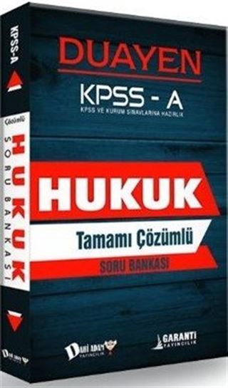 KPSS A Hukuk Duayen Tamamı Çözümlü Soru Bankası