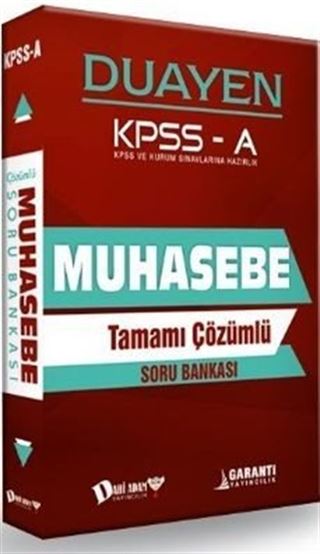 KPSS A Muhasebe Duayen Tamamı Çözümlü Soru Bankası