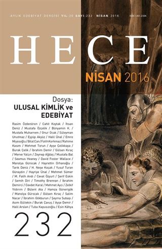 Sayı:232 Nisan 2016 Hece Aylık Edebiyat Dergisi