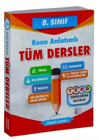 8. Sınıf TEOG Sınavlarına Hazırlık Tüm Dersler Konu Anlatımlı