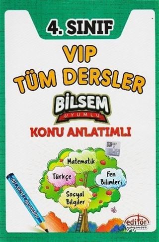 4. Sınıf Vip Tüm Dersler Bilsem Konu Anlatımlı