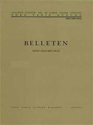 Belleten Cilt: LXXVIII - Sayı 283 Aralık 2014
