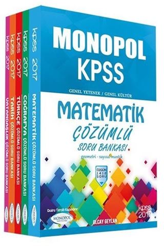 2017 KPSS Genel Yetenek Genel Kültür Modüler Soru Bankası Seti