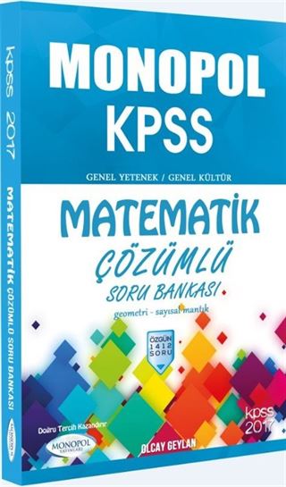 2017 KPSS Matematik Çözümlü Soru Bankası