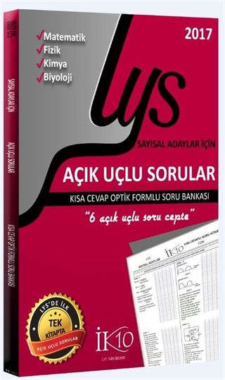 LYS Açık Uçlu Soru Bankası Sayısal Adaylar İçin