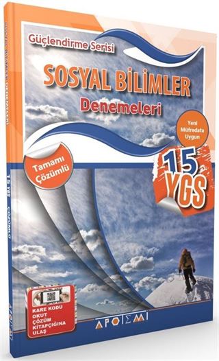 YGS Sosyal Bilimler Tamamı Çözümlü 15 Deneme Güçlendirme Serisi