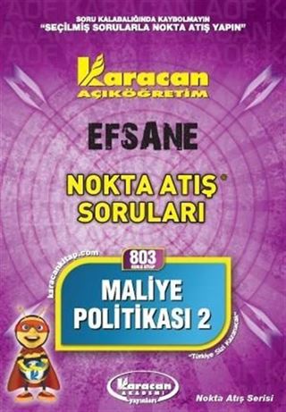 Maliye Politikası 2 Nokta Atış Soruları (Kod:803)