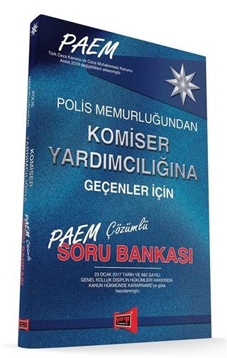 2017 PAEM Polis Memurluğundan Komiser Yardımcılığına Geçenler İçin Çözümlü Soru Bankası