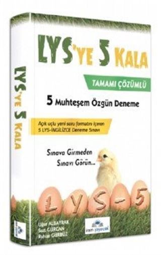 LYS'ye 5 Kala 5 Özgün Deneme Sınavı