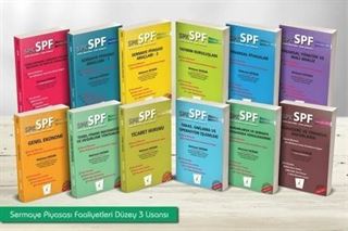 SPK - SPF Sermaye Piyasası Faaliyetleri Düzey 3 Lisansı (12 Kitap)