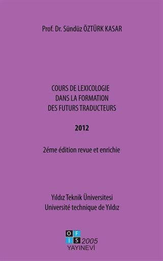 Cours De Lexıcologie Dans La Formation Des Futurs Traducteurs