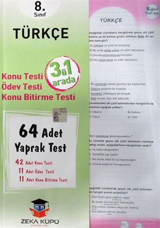 8. Sınıf Türkçe Yaprak Test (64 Adet)