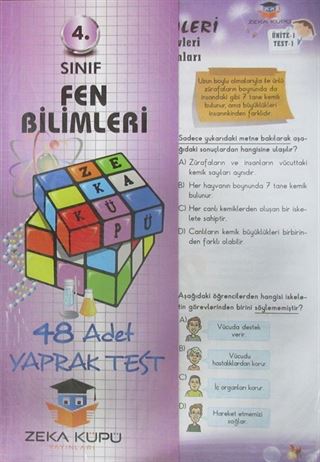 4. Sınıf Fen Bilimleri Yaprak Test (48 Adet)