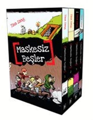 Maskesiz Beşler Serisi Kutulu Set (4 Kitap)