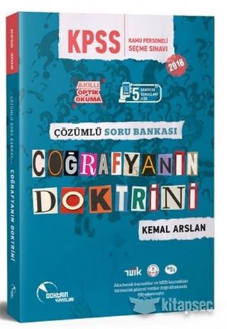 2018 KPSS Coğrafyanın Doktrini Çözümlü Soru Bankası
