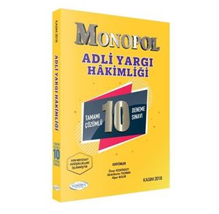 2018Adli Yargı Hakimliği Tamamı Çözümlü 10 Deneme Sınavı