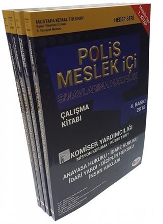 2018 Polis Meslek İçi Sınavlarına Hazırlık Modüler Set (4 Kitap)