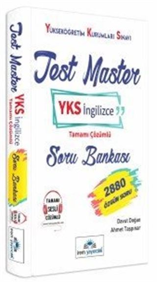 Test Master YKS İngilizce Tamamı Çözümlü Soru Bankası