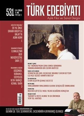 Türk Edebiyatı Aylık Fikir ve Sanat Dergisi Ocak 2018 Sayı 531