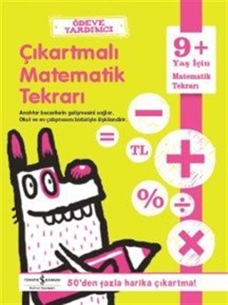 Ödeve Yardımcı Çıkartmalı Matematik Tekrarı (9+ Yaş)