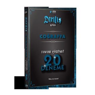 2018 KPSS Diriliş Coğrafya Tamamı Çözümlü 20 Deneme