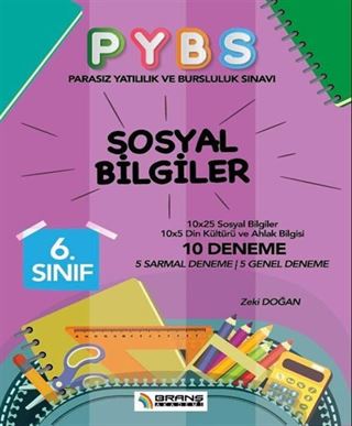 6. Sınıf PYSB Sosyal Bilgiler 10 Deneme